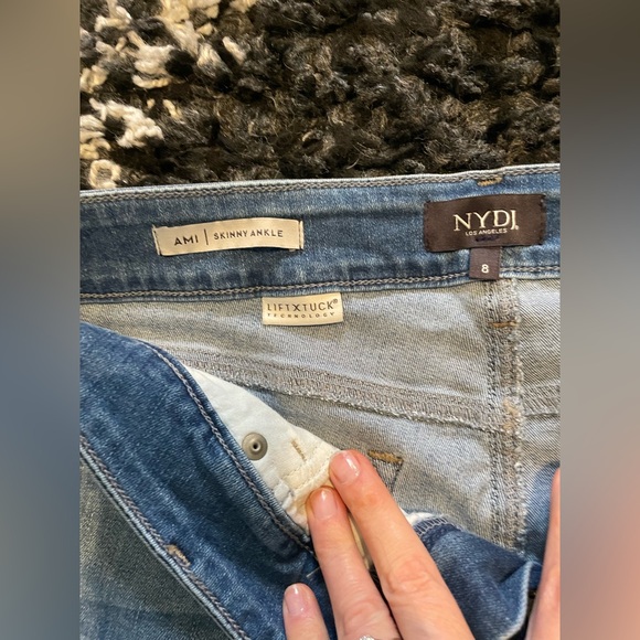 NYDJ Skinny Ankle Jeans Size 8 Slimming Lift Tuck - Picture 4 of 7